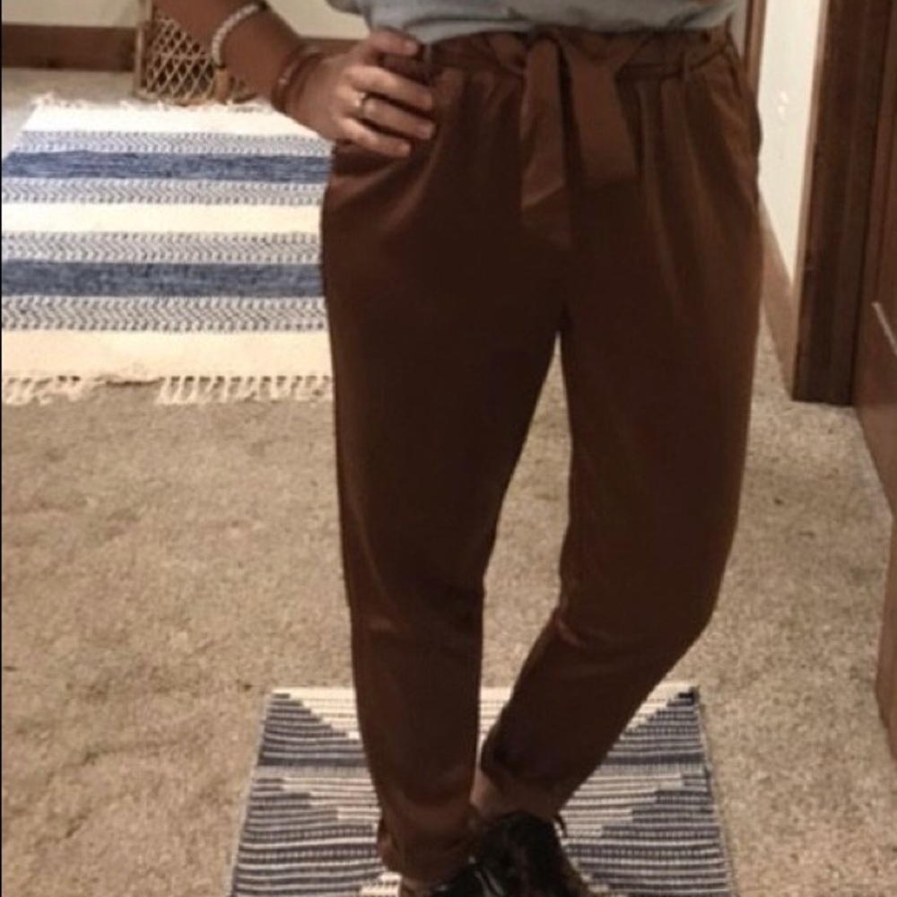 Satan brown pants